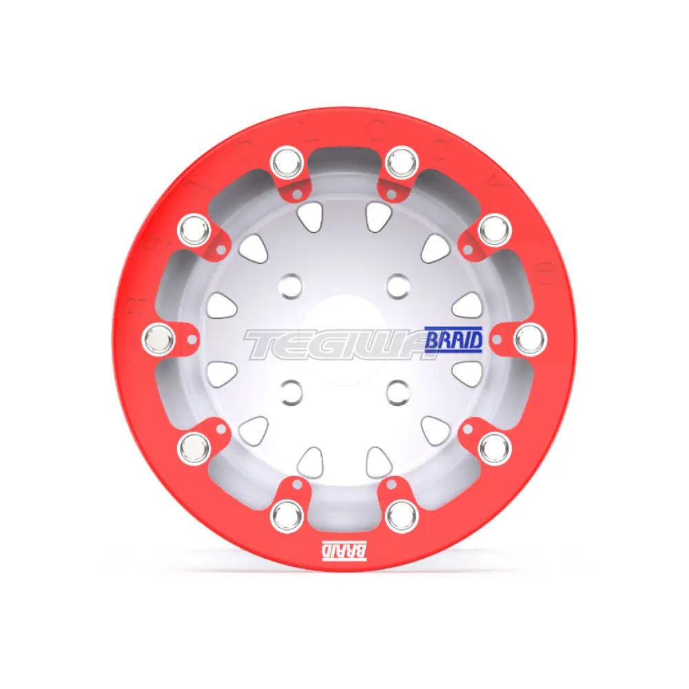 Braid Tenrace+ Beadlock A Alloy Wheel 10x8 ET3+5 4x130 White Shiny