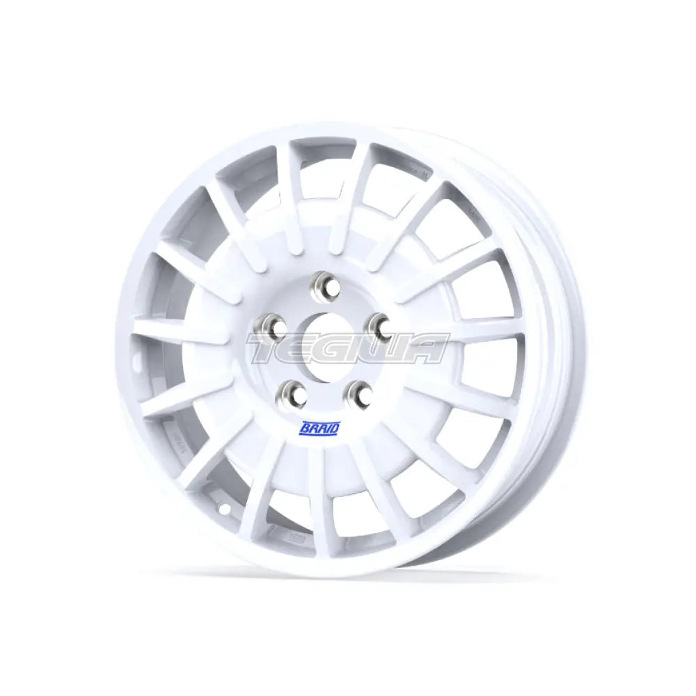 Braid Winrace N Lars Alloy Wheel 16x5.5 ET9 to 60 5x118 White Shiny
