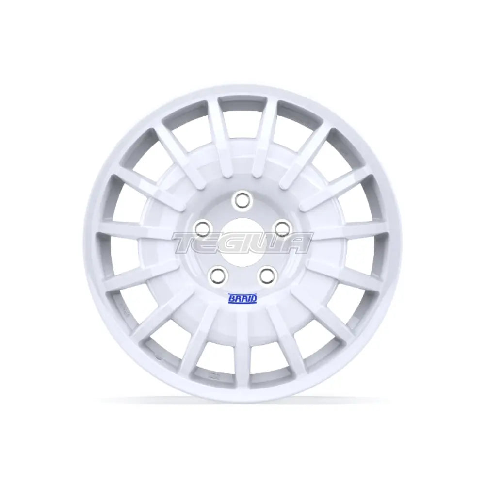 Braid Winrace N Lars Alloy Wheel 16x5.5 ET9 to 60 5x118 White Shiny