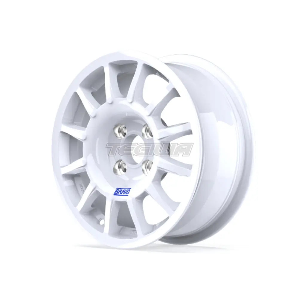 Braid Winrace TA Alloy Wheel 14x6 ET12 to 53 4x100 White Shiny