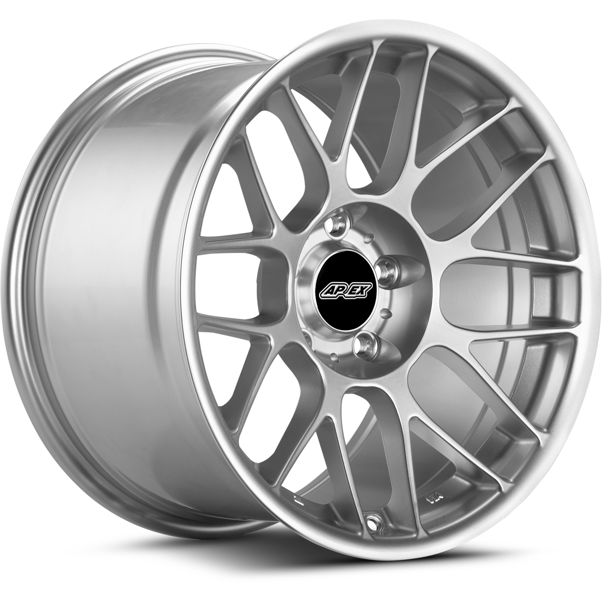Apex ARC-8 Alloy Wheel 17x8 ET25 4x100 Hyper Silver 57.1mm CB