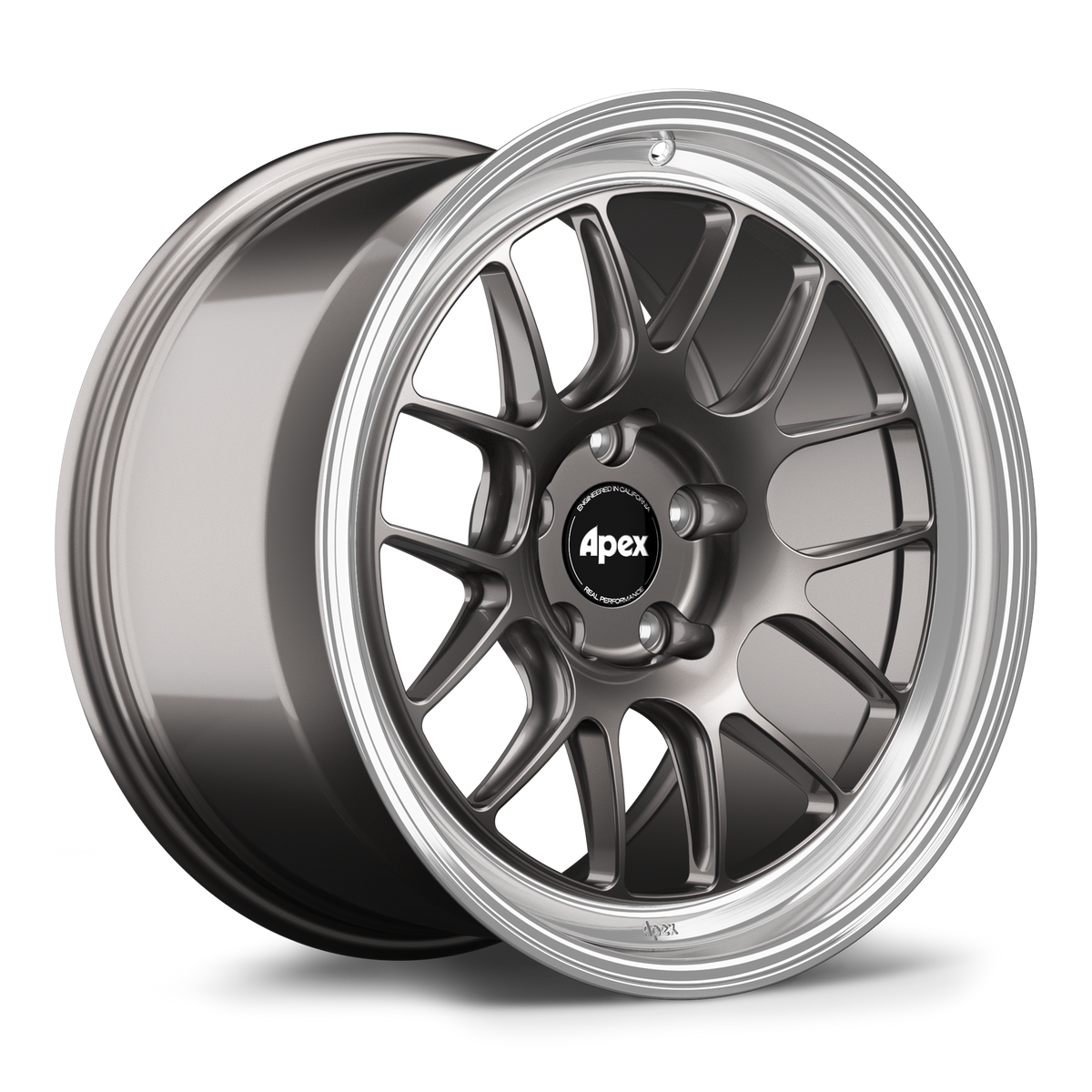 Apex ML-7RT Forged Alloy Wheel 18x9.5 ET22 5x120mm - Machined Lip - Anthracite 72.56mm CB