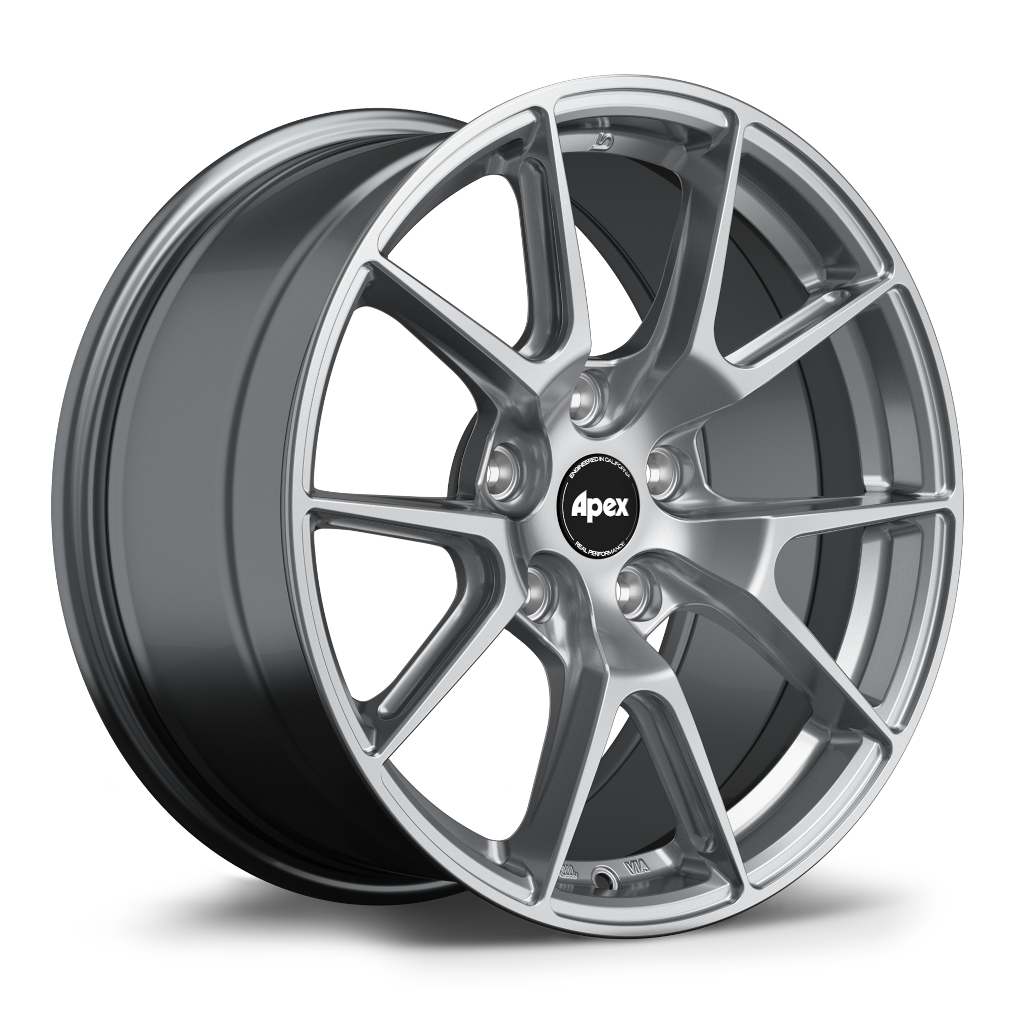 Apex VS-5 Alloy Wheel 17x8.5 ET44 5x100 Hyper Black 56.1mm CB