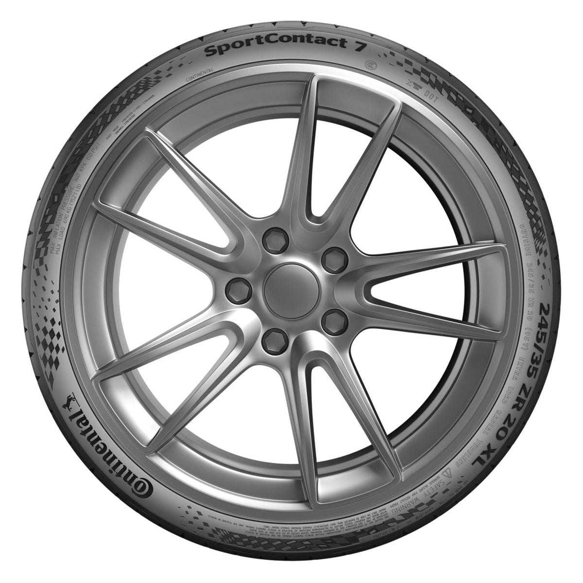 Continental SportContact 7 Summer Tyre 235/35/20 92 XL