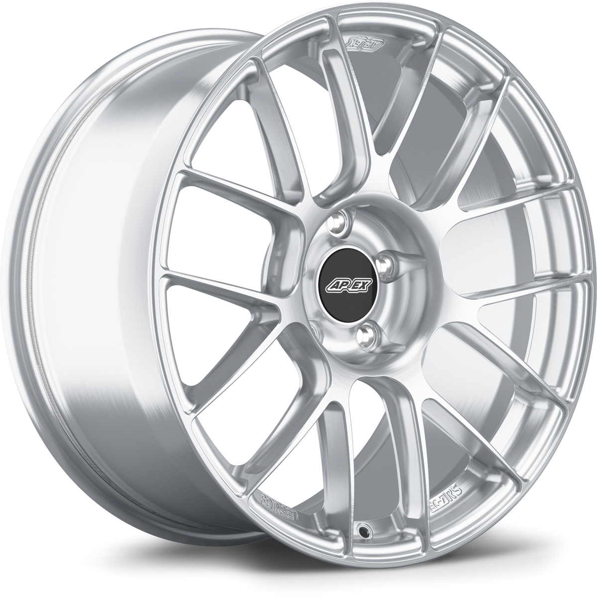 Apex EC-7RS Alloy Wheel 19x11 ET52 5x114.3 70.5mm CB Brushed Clear