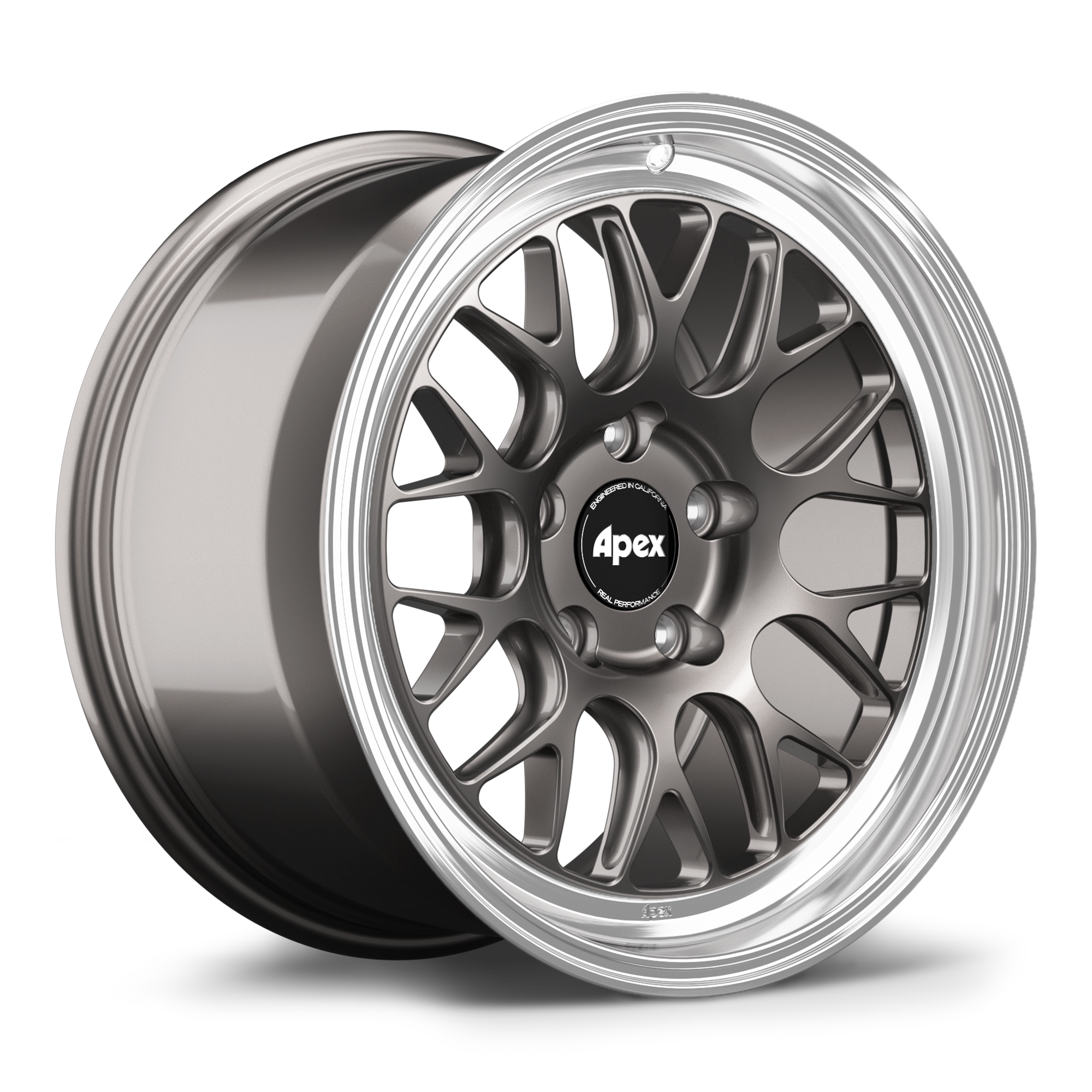 Apex ML-10RT Forged Alloy Wheel 17x9 ET30 5x120 Anthracite - Machined Lip 72.56mm CB