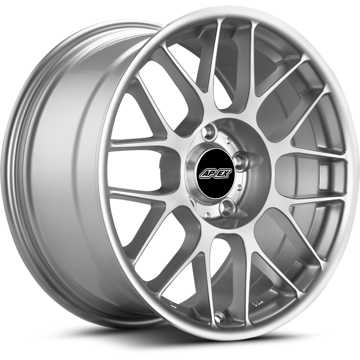Apex ARC-8 Alloy Wheel 17x10 ET25 5x120 Race Silver 72.56mm CB
