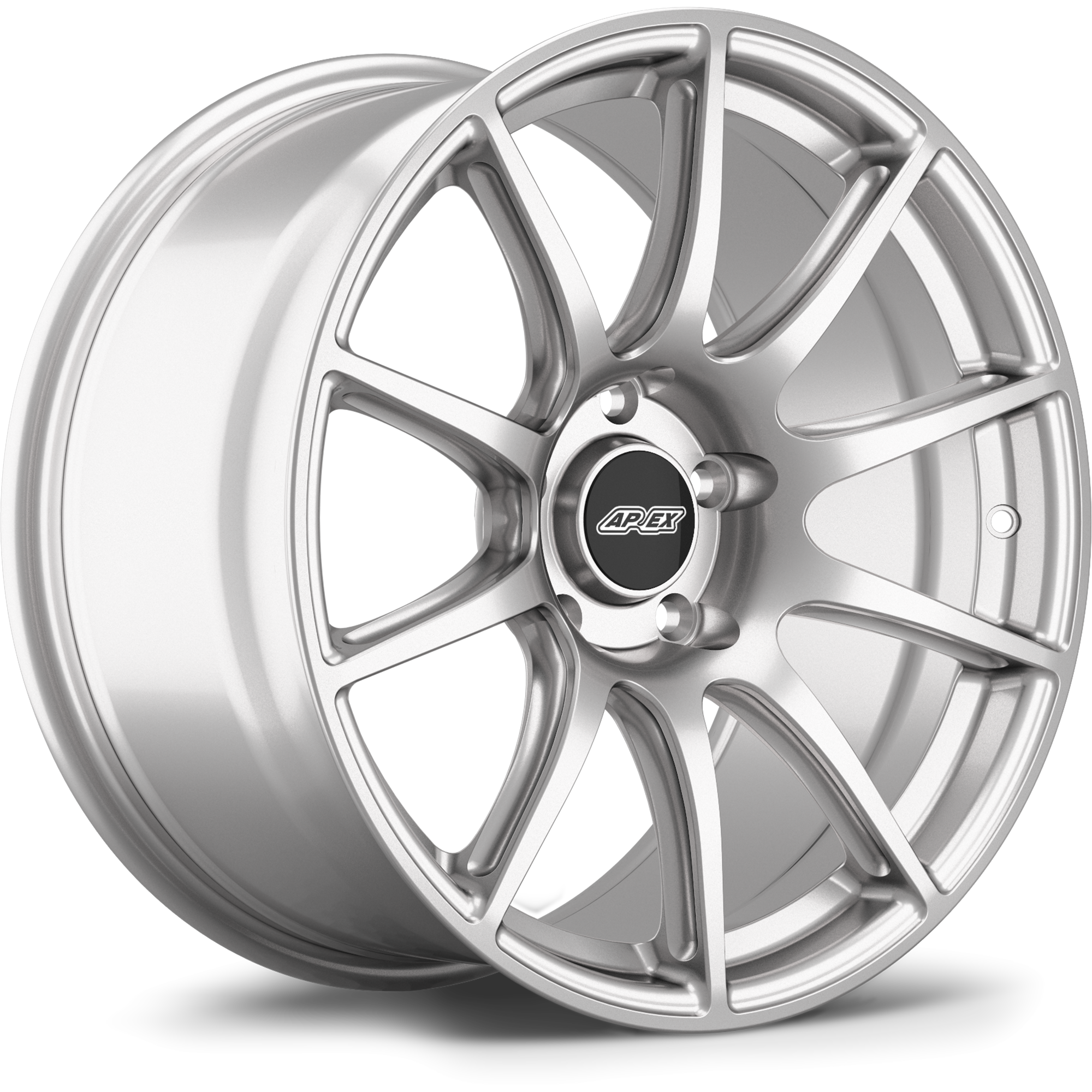 Apex SM-10 Alloy Wheel 18x10.5 ET44 5x130 Race Silver 71.6mm CB