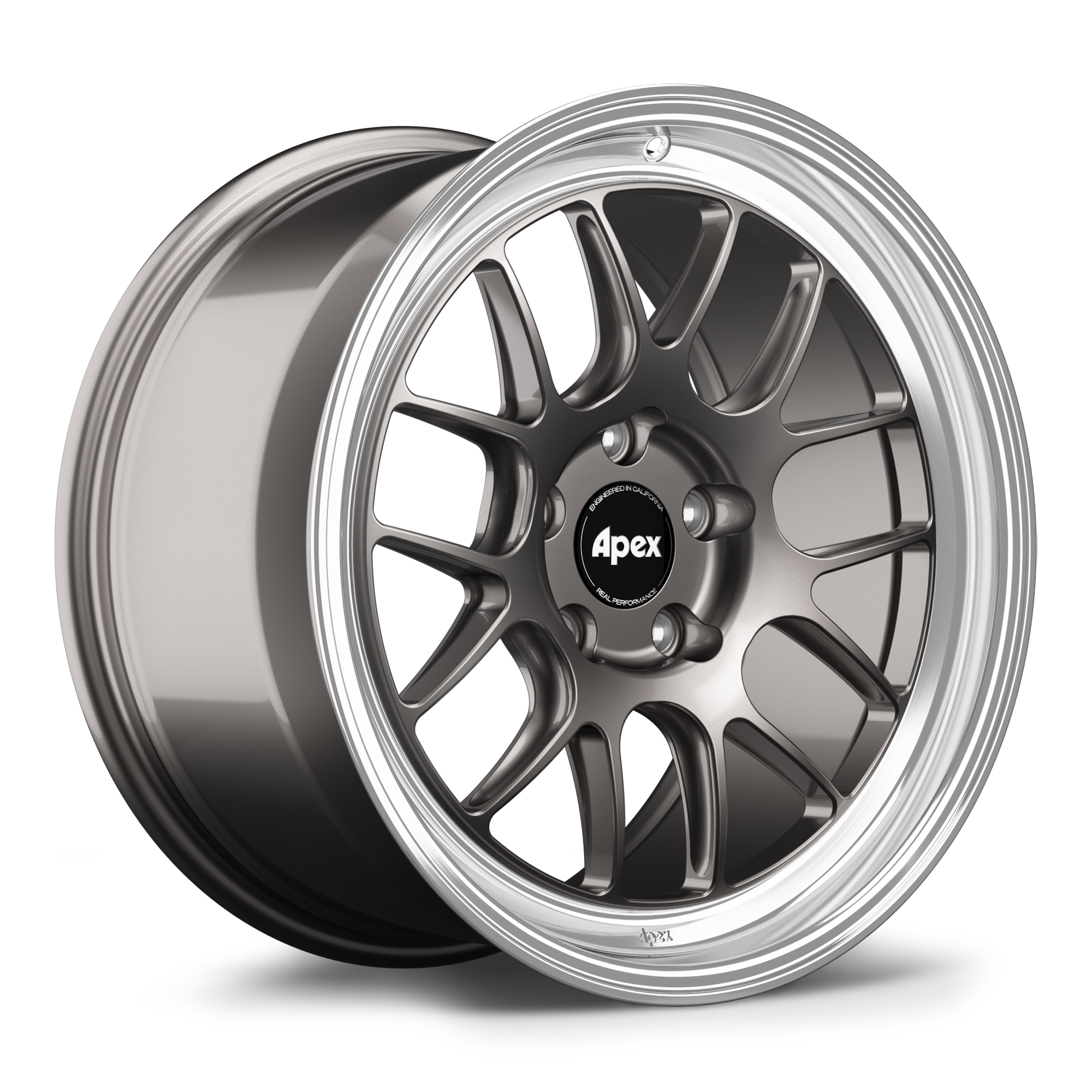 Apex ML-7RT Forged Alloy Wheel 18x10 ET36 5x130mm - Machined Lip - Anthracite 71.6mm CB
