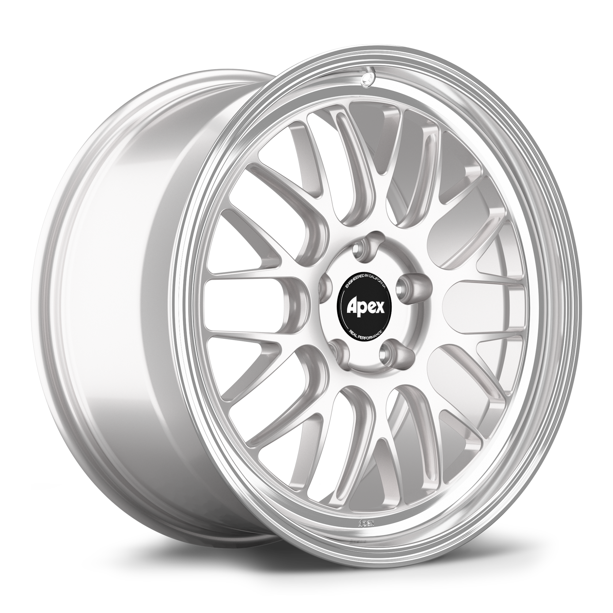 Apex ML-10RT Forged Alloy Wheel 19x9.5 ET45 5x120 Race Silver - Machined Lip 64.1mm CB
