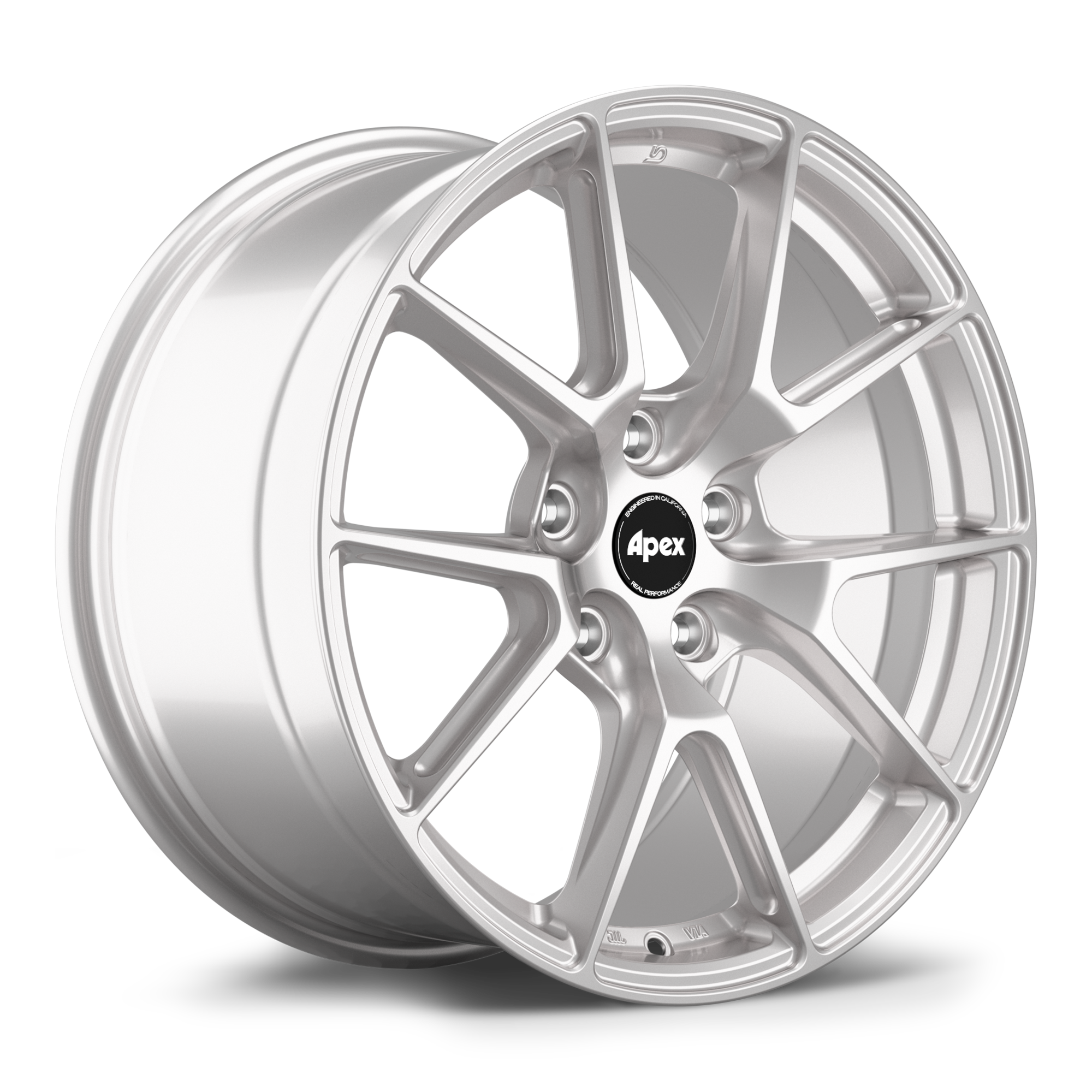 Apex VS-5 Alloy Wheel 18x9 ET42 5x112 Race Silver 57.1mm CB