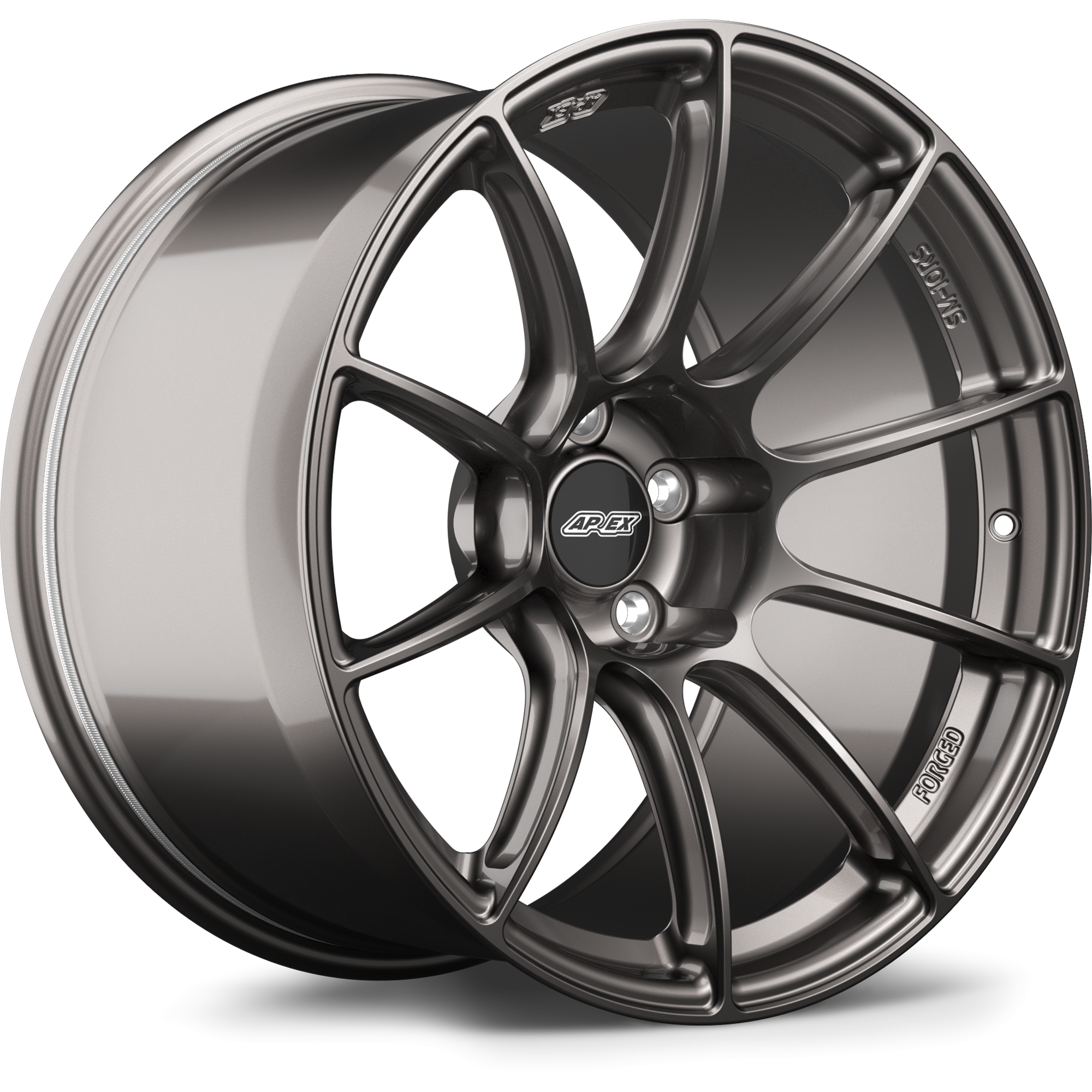 Apex SM-10RS Forged Alloy Wheel 19x10 ET12 5x112 Anthracite 66.6mm CB