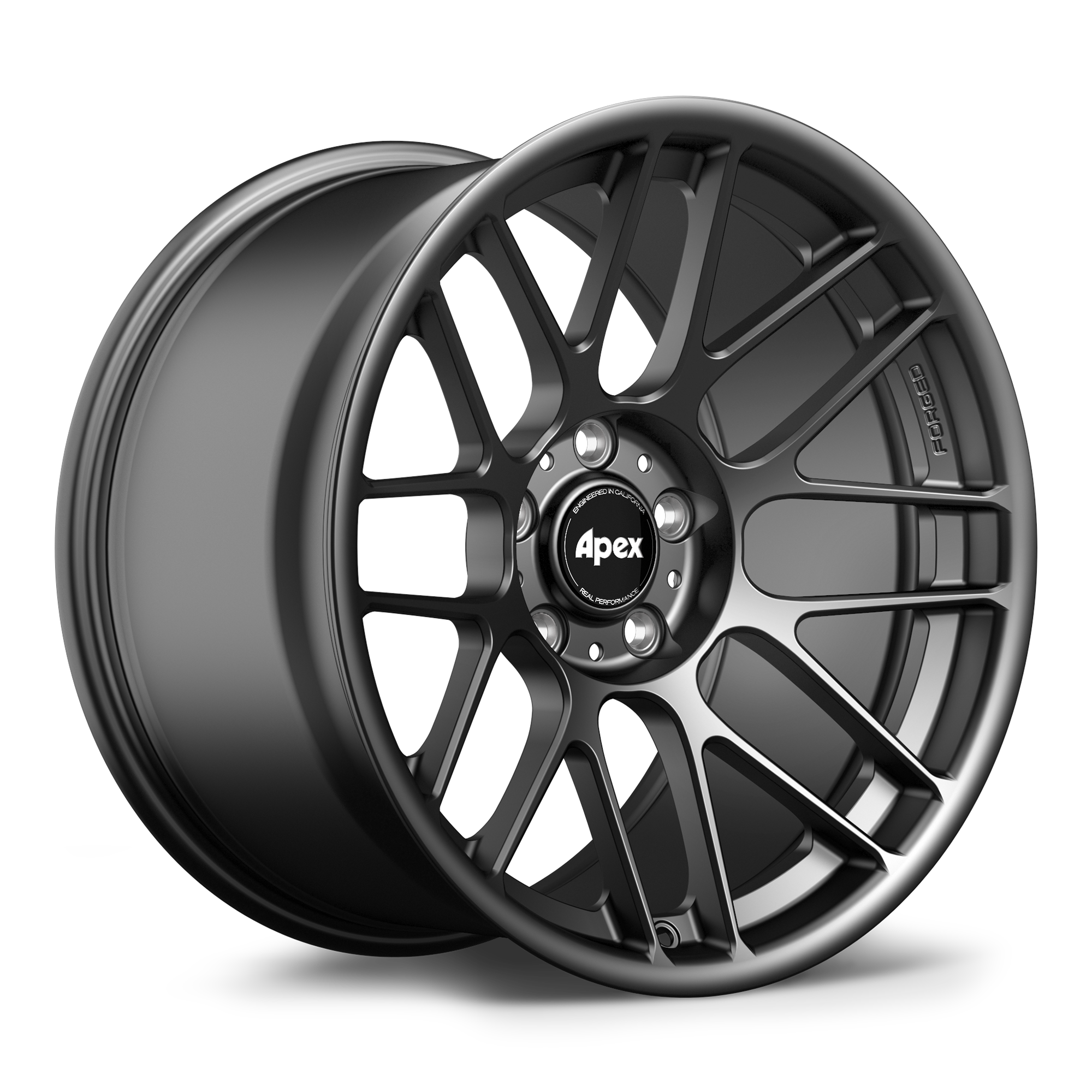 Apex ARC-8RT Forged Alloy Wheel 17x8.5 ET40 5x120 Satin Black 72.56mm CB