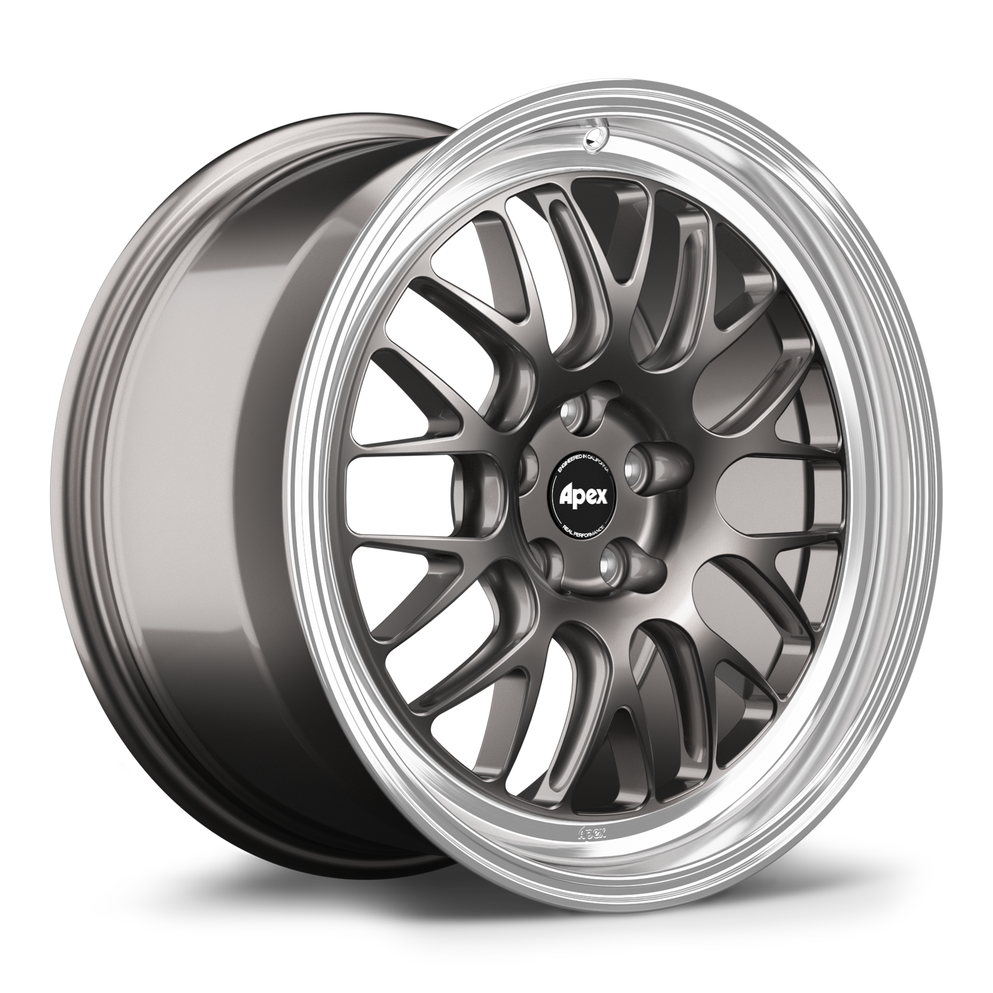 Apex ML-10RT Forged Alloy Wheel 17x8.5 ET40 5x120 Anthracite - Machined Lip 72.56mm CB