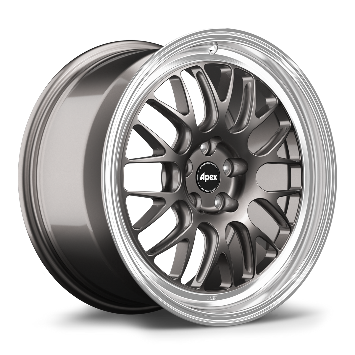 Apex ML-10RT Forged Alloy Wheel 17x9 ET42 5x100 Anthracite - Machined Lip 56.1mm CB