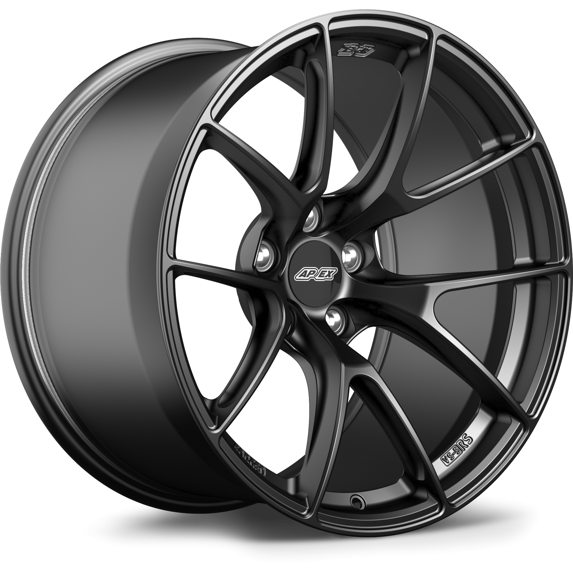 Apex VS-5RS Forged Alloy Wheel 19x10 ET12 5x112 Satin Black 66.6mm CB