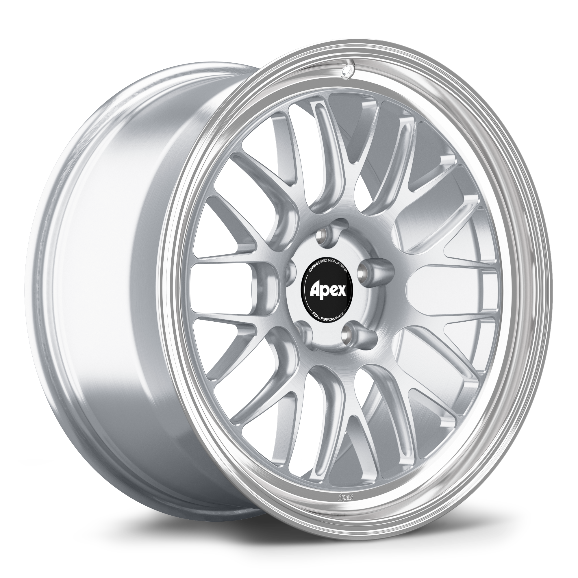 Apex ML-10RT Forged Alloy Wheel 19x10 ET32 5x120.65 Brushed Clear - Machined Lip 70.3mm CB