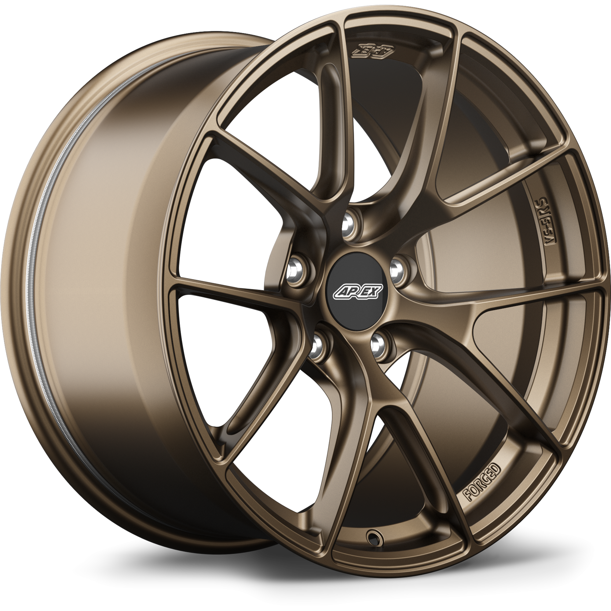 Apex VS-5RS Alloy Wheel 18x10 ET40 5x114.3 70.5mm CB Satin Bronze