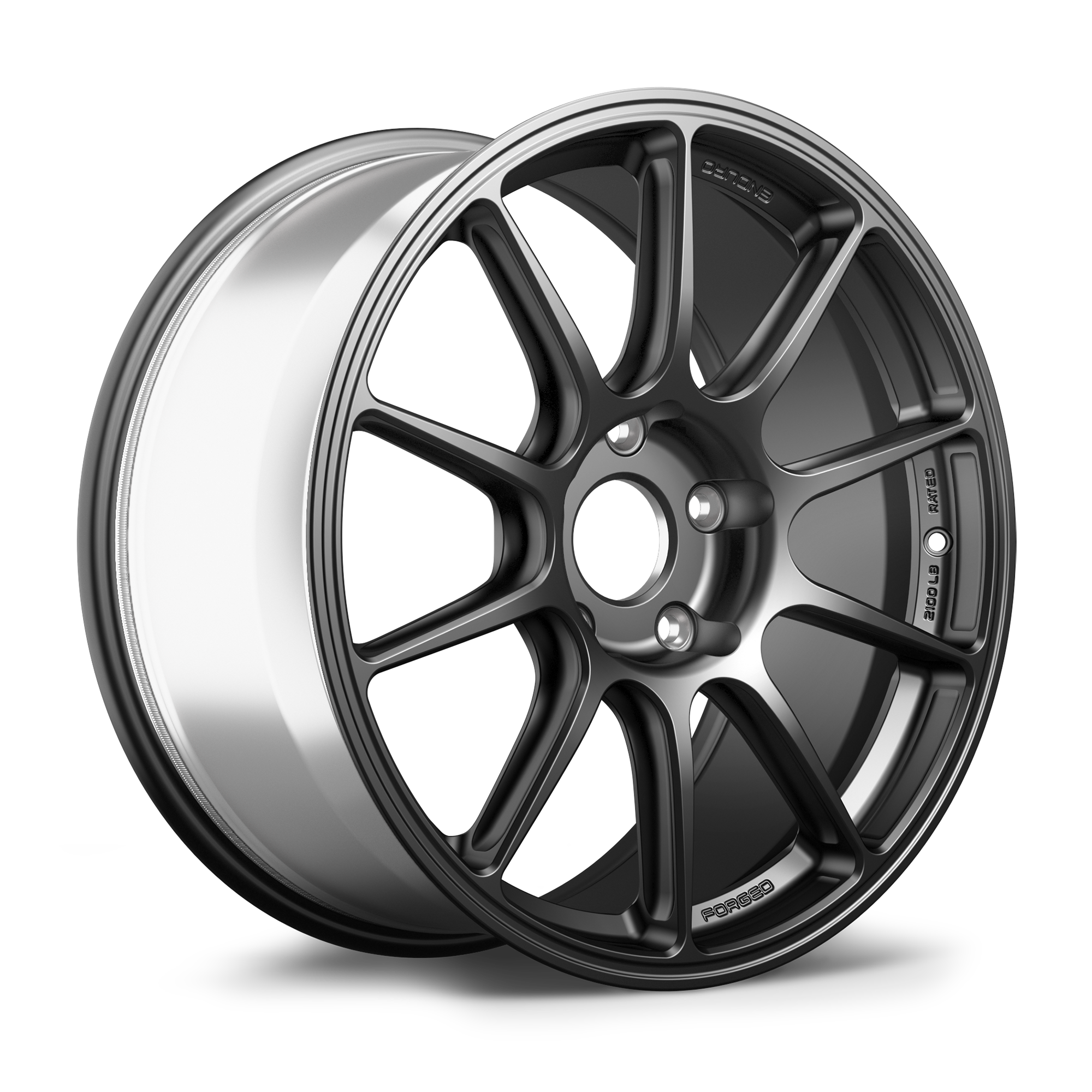 Apex SM-10RE Alloy Wheel 19x9 ET48 5x130 71.6mm CB Satin Black