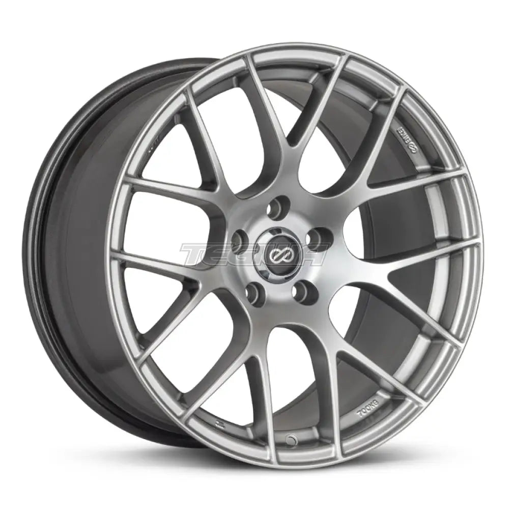 Enkei Raijin Alloy Wheel 18x8.5 ET35 5x114.3 Titanium 72.6mm CB