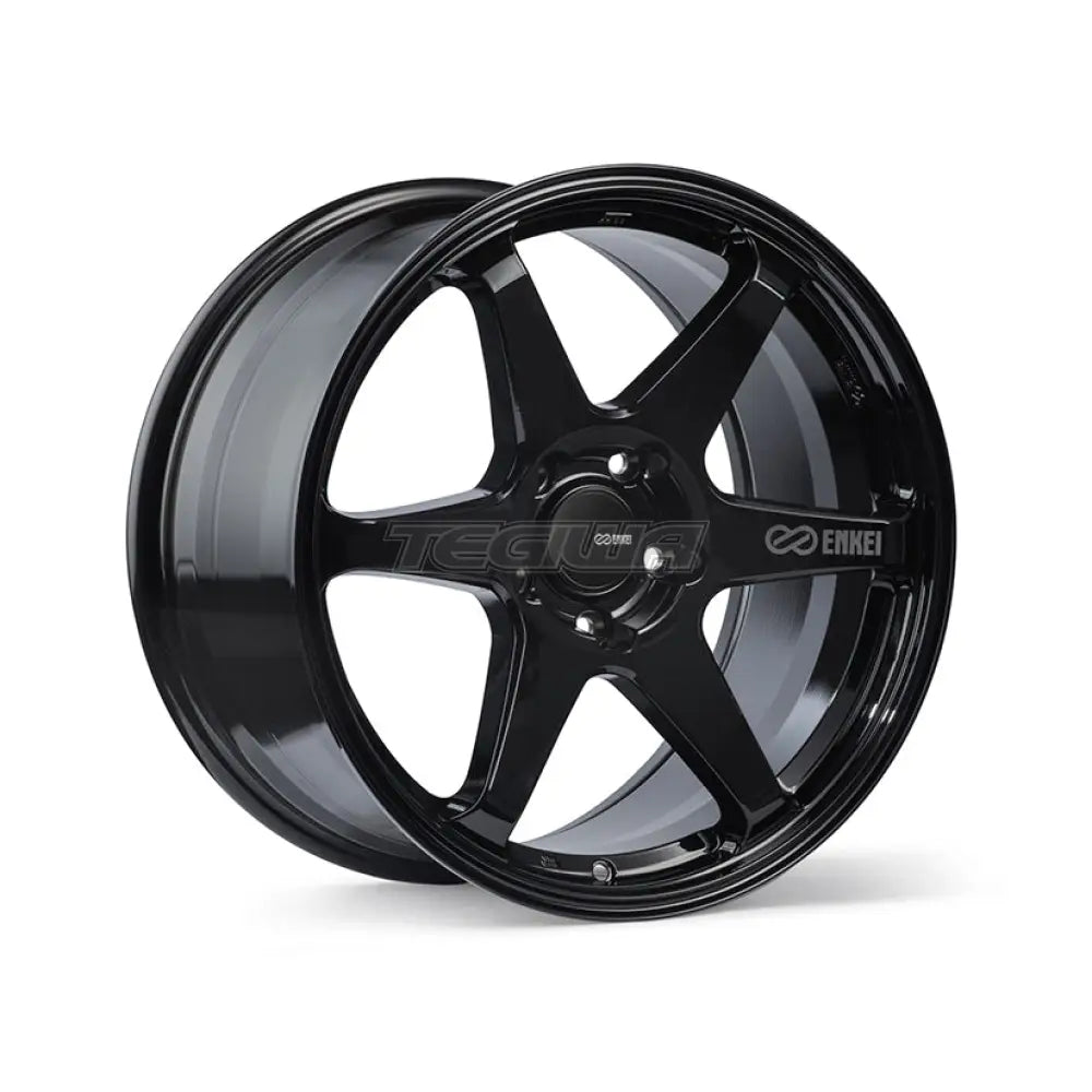 Enkei T6R Alloy Wheel 18x8 ET45 5x100 Gloss Black 72.6mm CB
