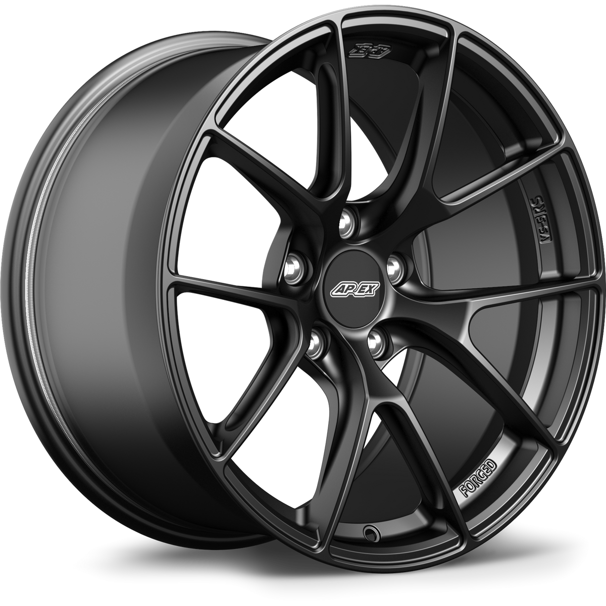 Apex VS-5RS Alloy Wheel 18x12 ET63 5x130 71.6mm CB Satin Black