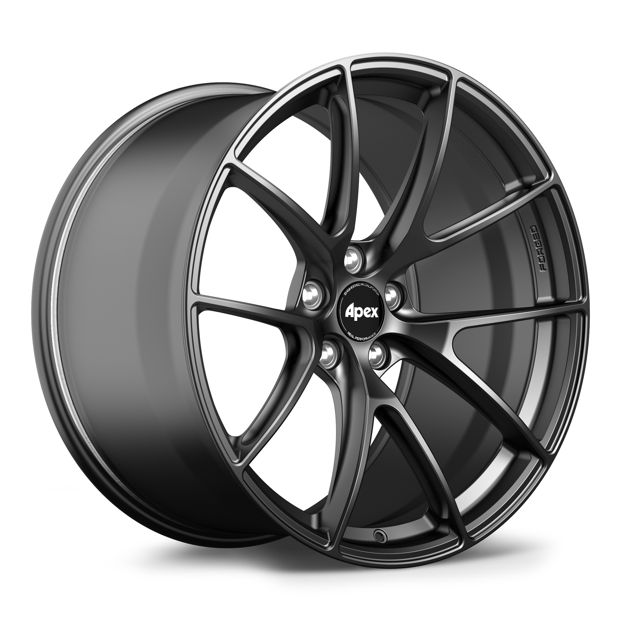Apex VS-5RS Alloy Wheel 21x12 ET52 5x120 67.1mm CB Satin Black