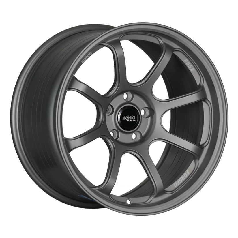 Konig Forged F6SX Alloy Wheel 18x10.5 ET25 5x114.3 Satin Grey 73.1mm CB