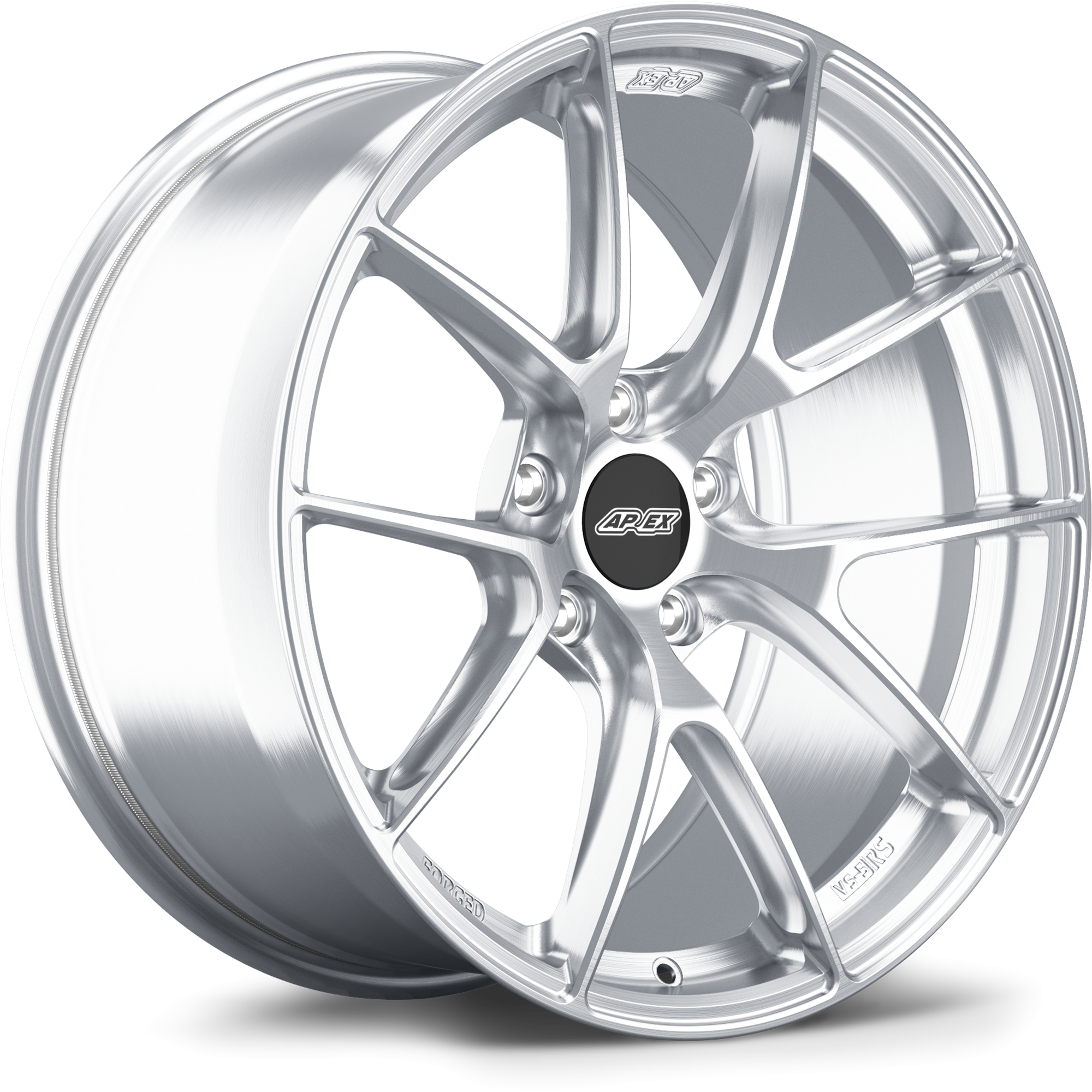 Apex VS-5RS Forged Alloy Wheel 19x9 ET36 5x120 Brushed Clear 67.1mm CB