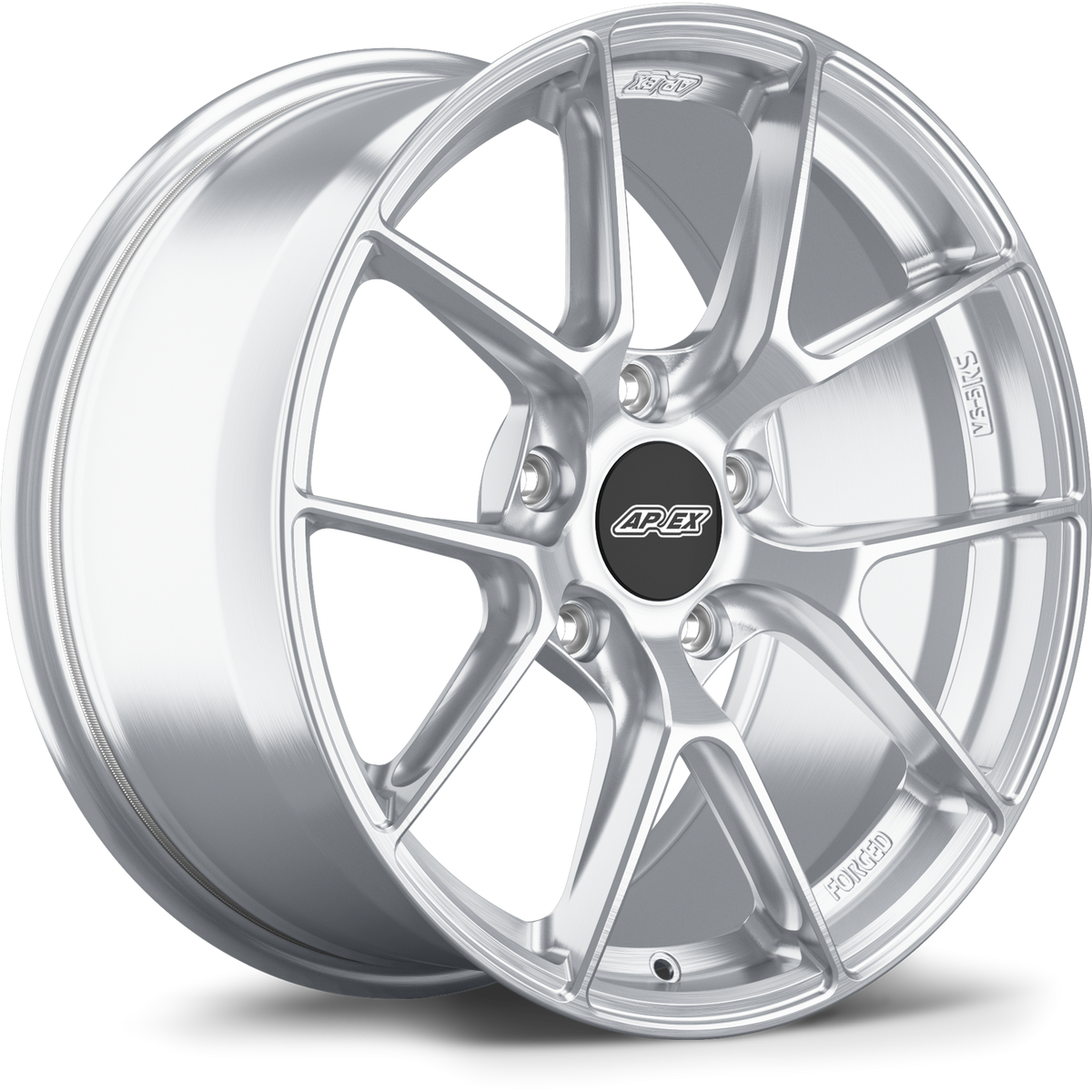 Apex VS-5RS Forged Alloy Wheel 18x11 ET57 5x120.65 Brushed Clear 70.3mm CB