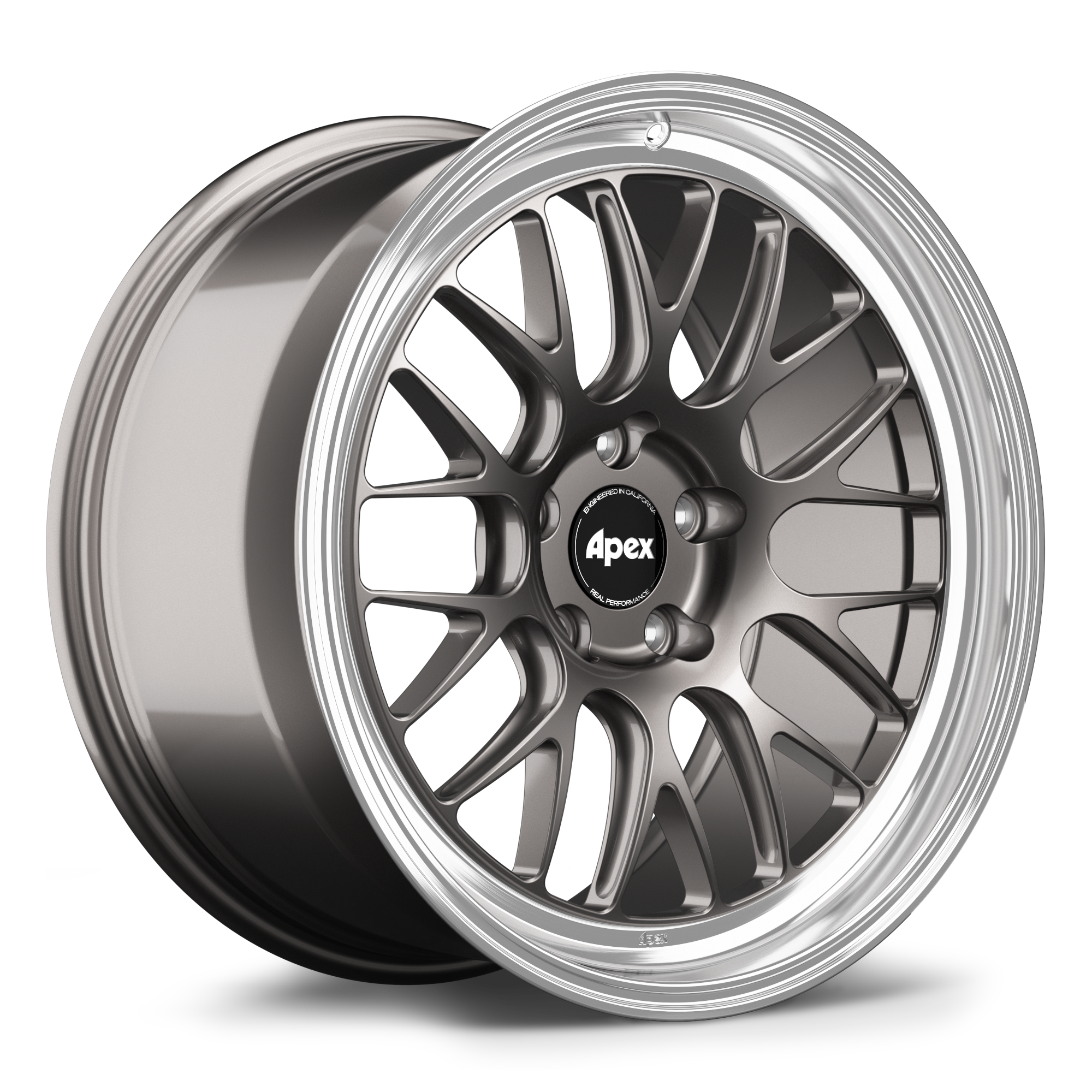 Apex ML-10RT Forged Alloy Wheel 19x9.5 ET18 5x114.3 Anthracite - Machined Lip 66.1mm CB