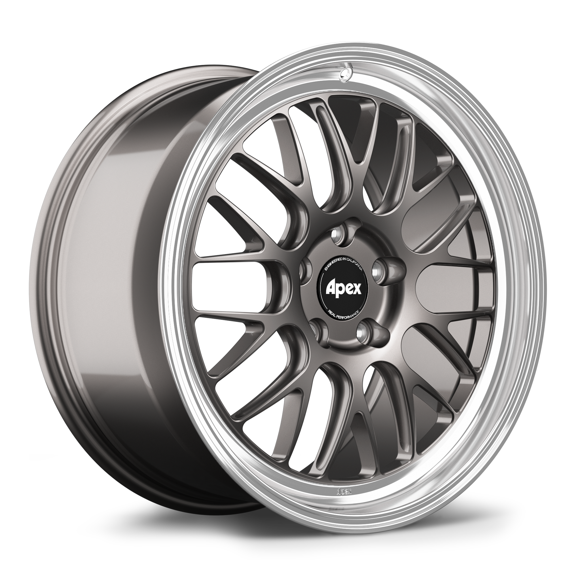 Apex ML-10RT Forged Alloy Wheel 19x9.5 ET48 5x130 Anthracite - Machined Lip 71.6mm CB