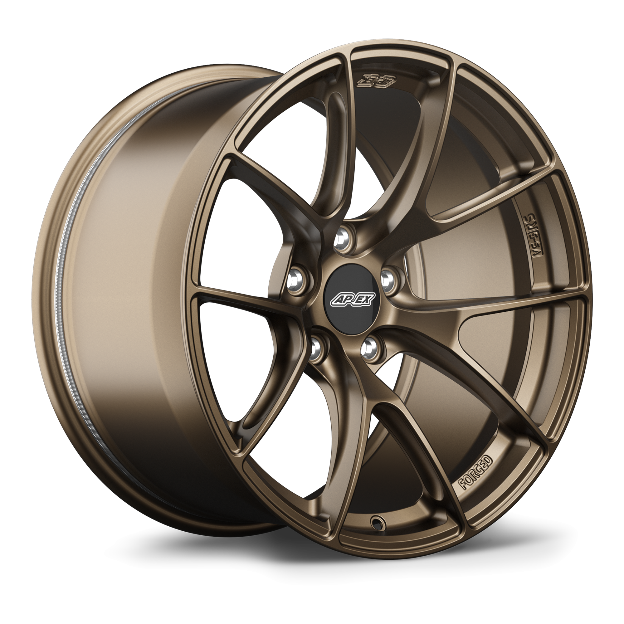 Apex VS-5RS Alloy Wheel 18x10 ET30 5x112 66.6mm CB Satin Bronze