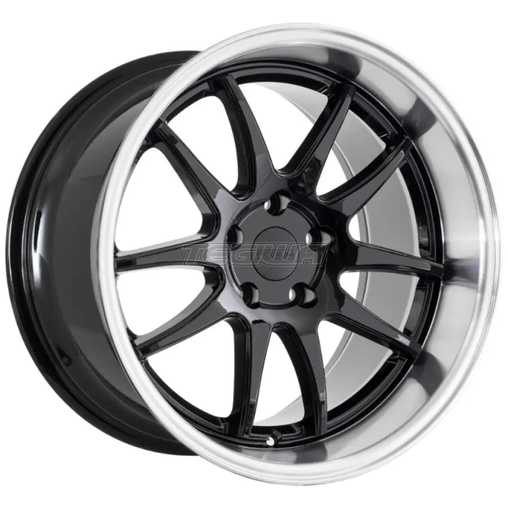 Forum Alloy Wheel 18x9.5 ET15 5x114 Black Polished Lip 73.1mm CB