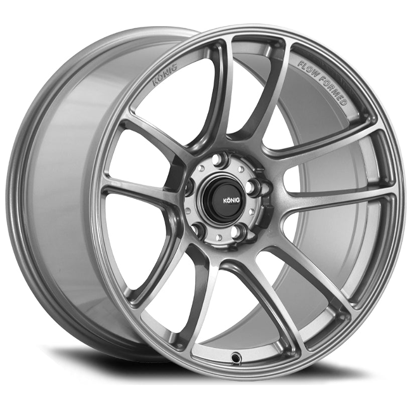 Konig Heliogram Alloy Wheel 18x8.5 ET42 5x108 Titanium Metallic 73.1mm CB