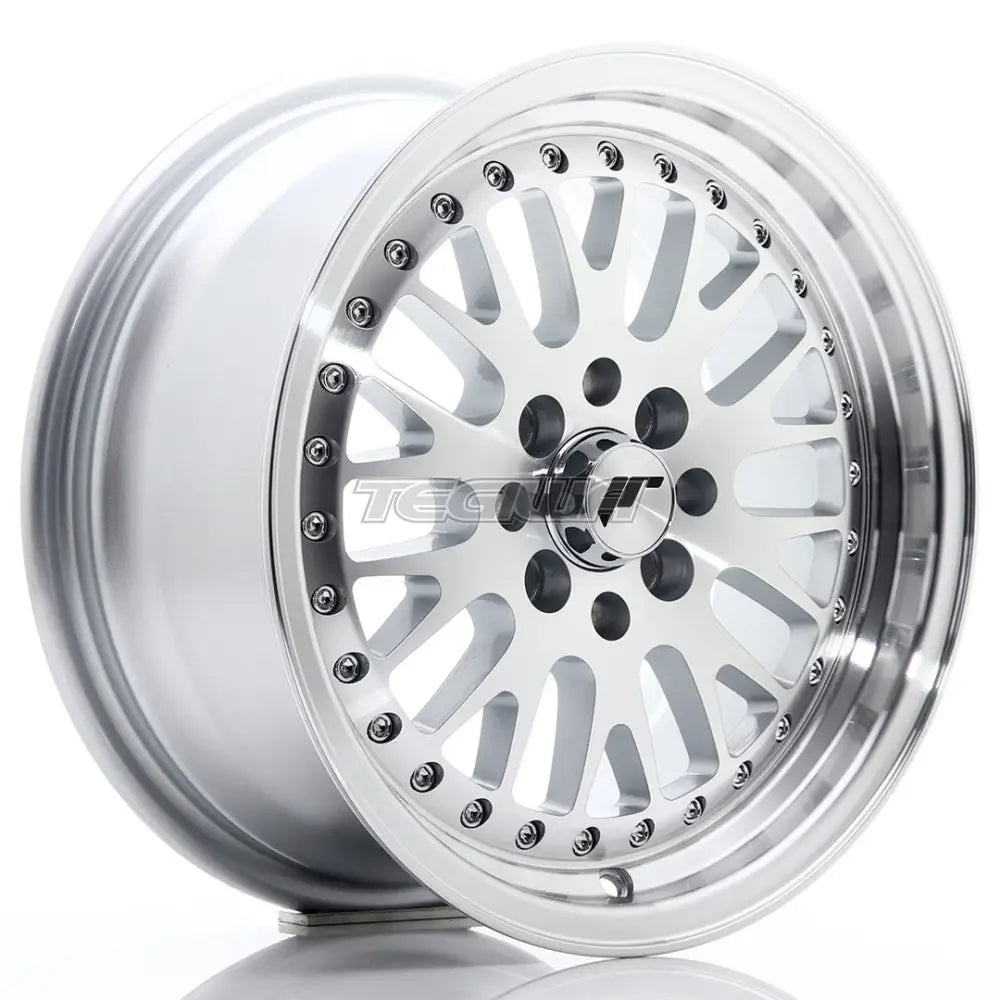 Japan Racing JR10 Alloy Wheel 15x7 ET30 4x100/108 Silver Machined Face