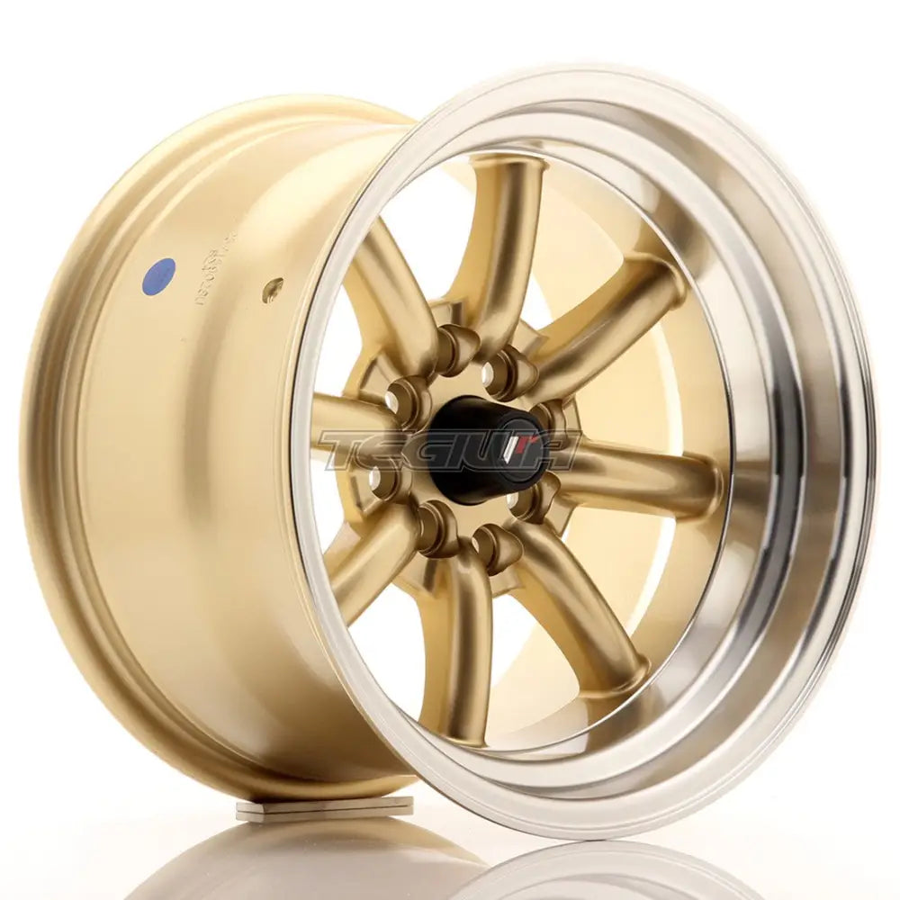 Japan Racing JR19 Alloy Wheel 15x9 ET-13 4x100/114 Gold