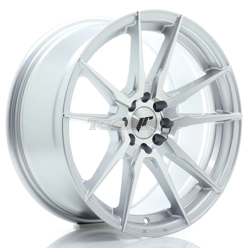 Japan Racing JR21 Alloy Wheel 17x8 ET25 4x100/108 Silver Machined