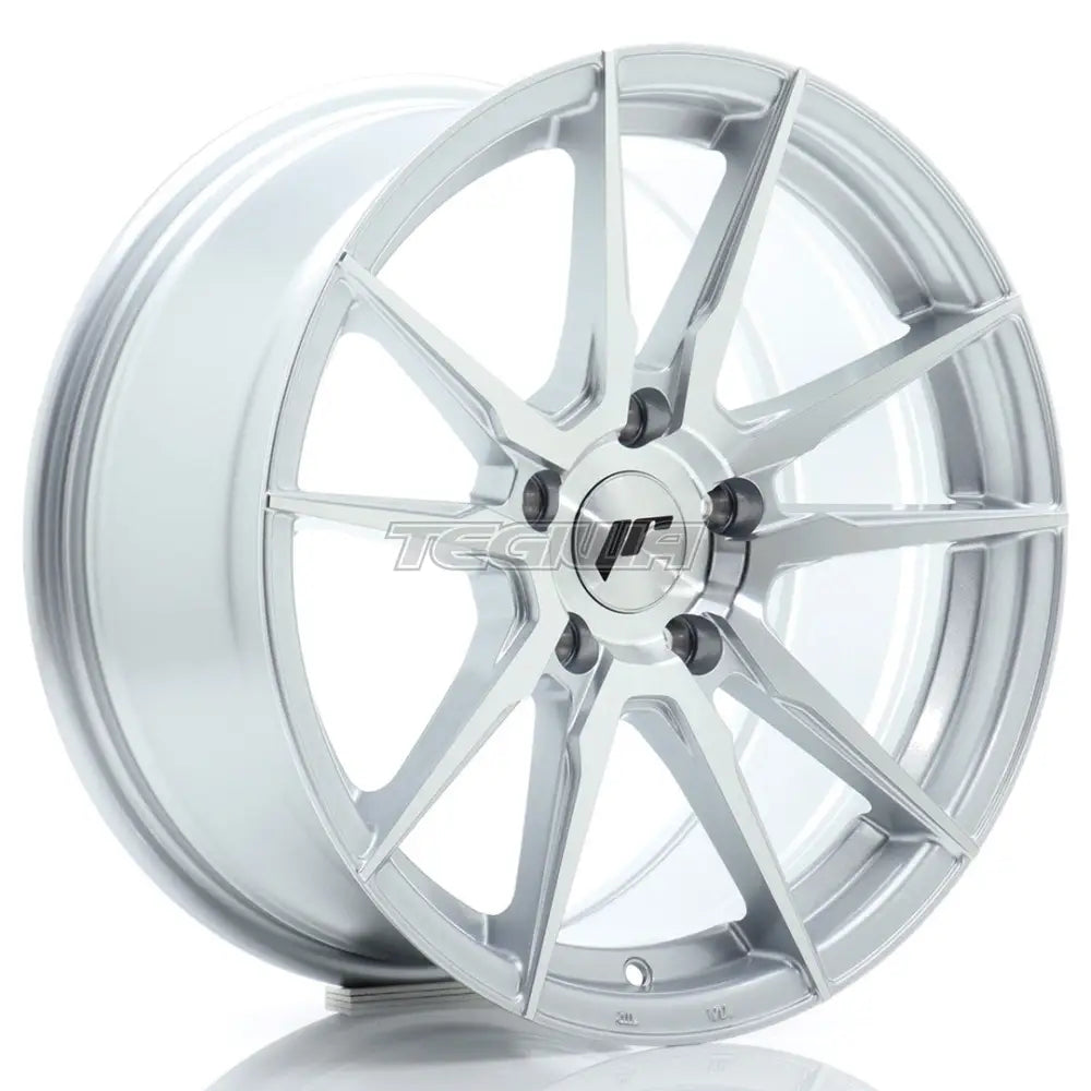 Japan Racing JR21 Alloy Wheel 17x8 ET35 5x100 Silver Machined