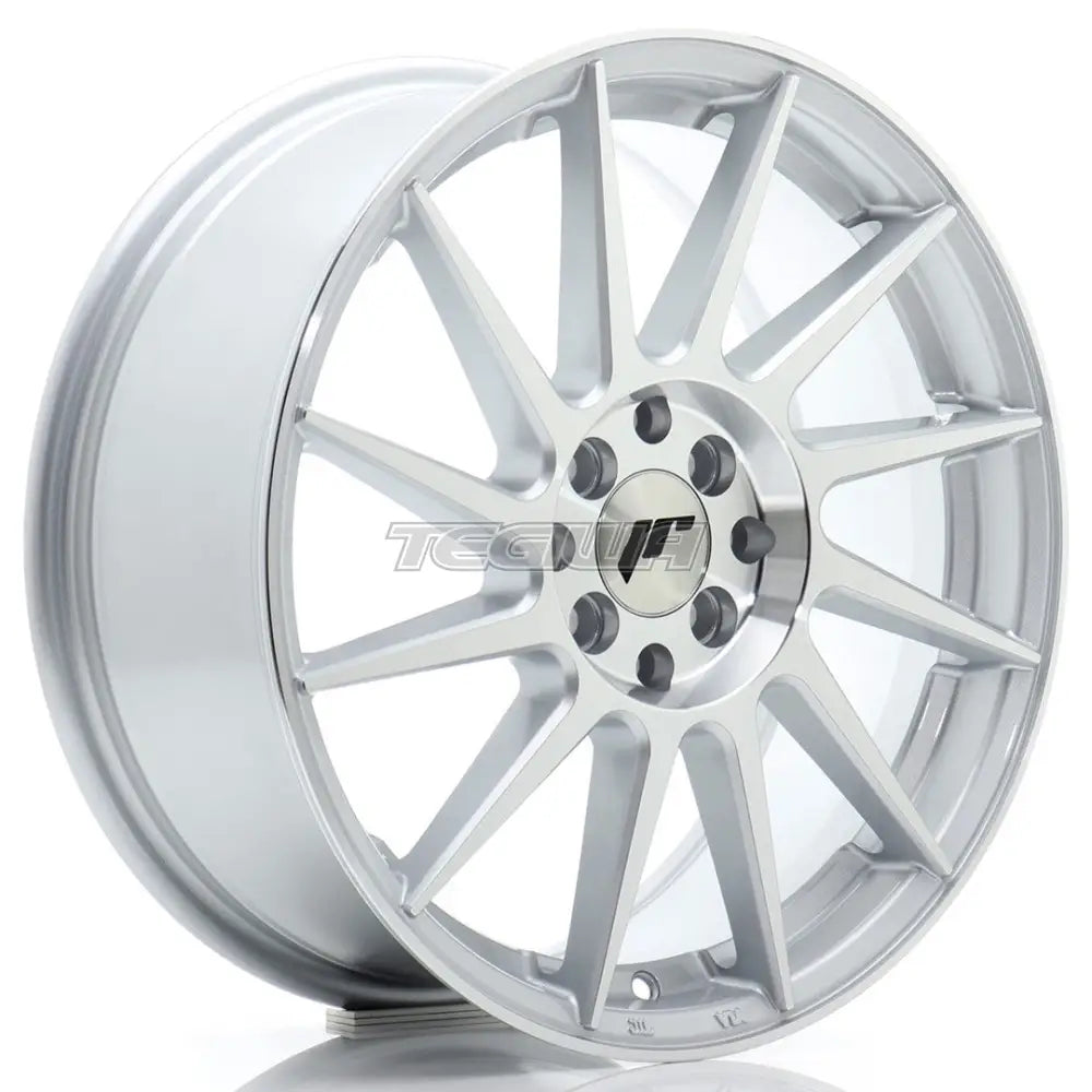 Japan Racing JR22 Alloy Wheel 17x7 ET40 5x100/114 Silver Machined Face