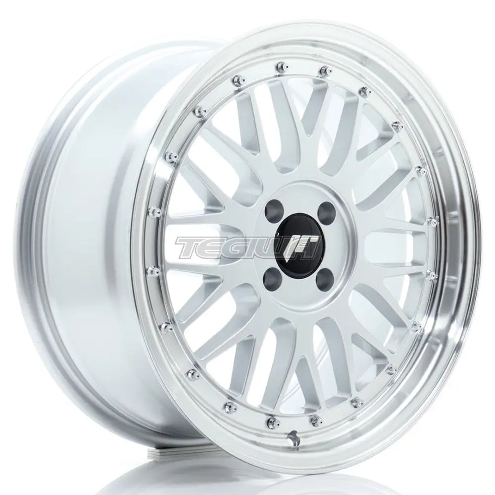 Japan Racing JR23 Alloy Wheel 16x8 ET35 4x100 Hyper Silver With Machined Lip