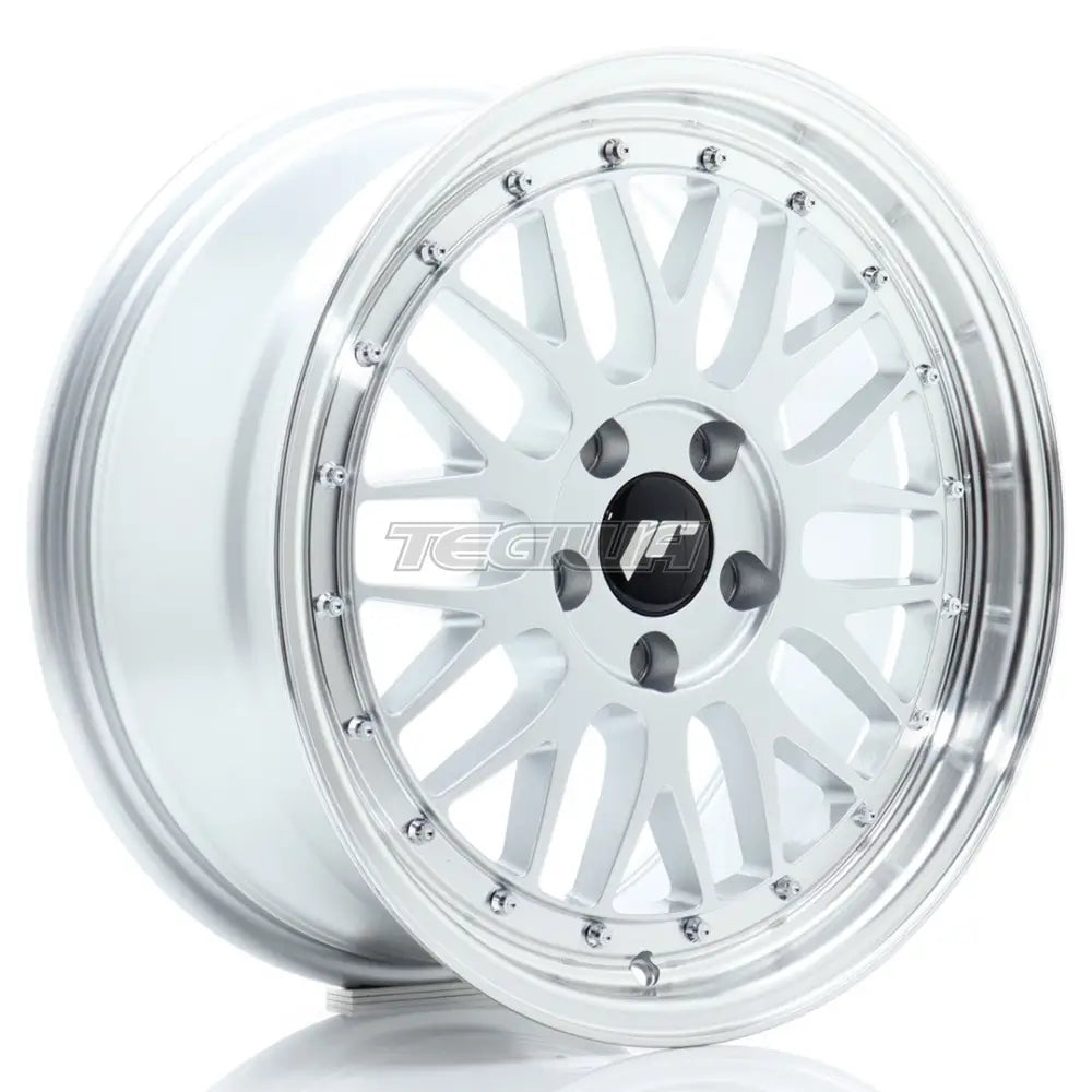 Japan Racing JR23 Alloy Wheel 17x8 ET20 5x120 Hyper Silver With Machined Lip