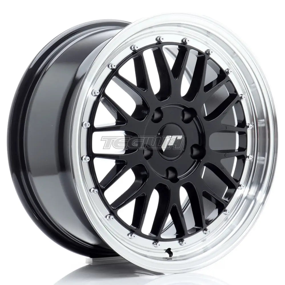 Japan Racing JR23 Alloy Wheel 17x8 ET35 5x120 Gloss Black With Machined Lip