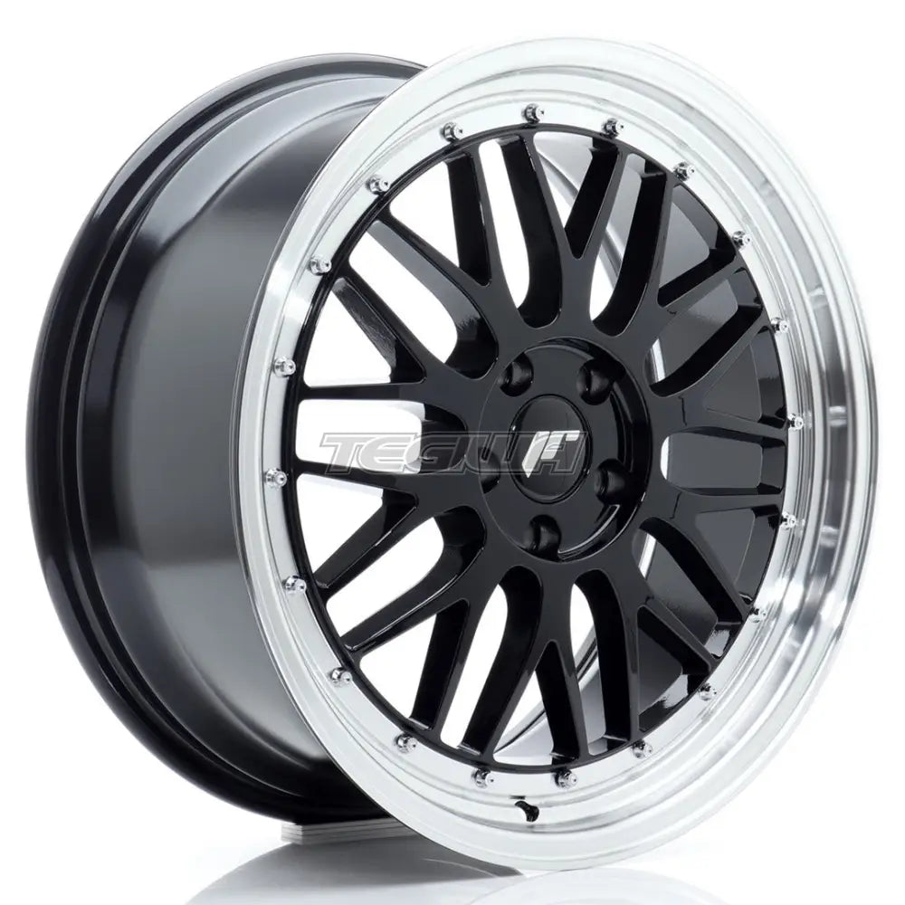 Japan Racing JR23 Alloy Wheel 19x8.5 ET45 5x112 Gloss Black With Machined Lip