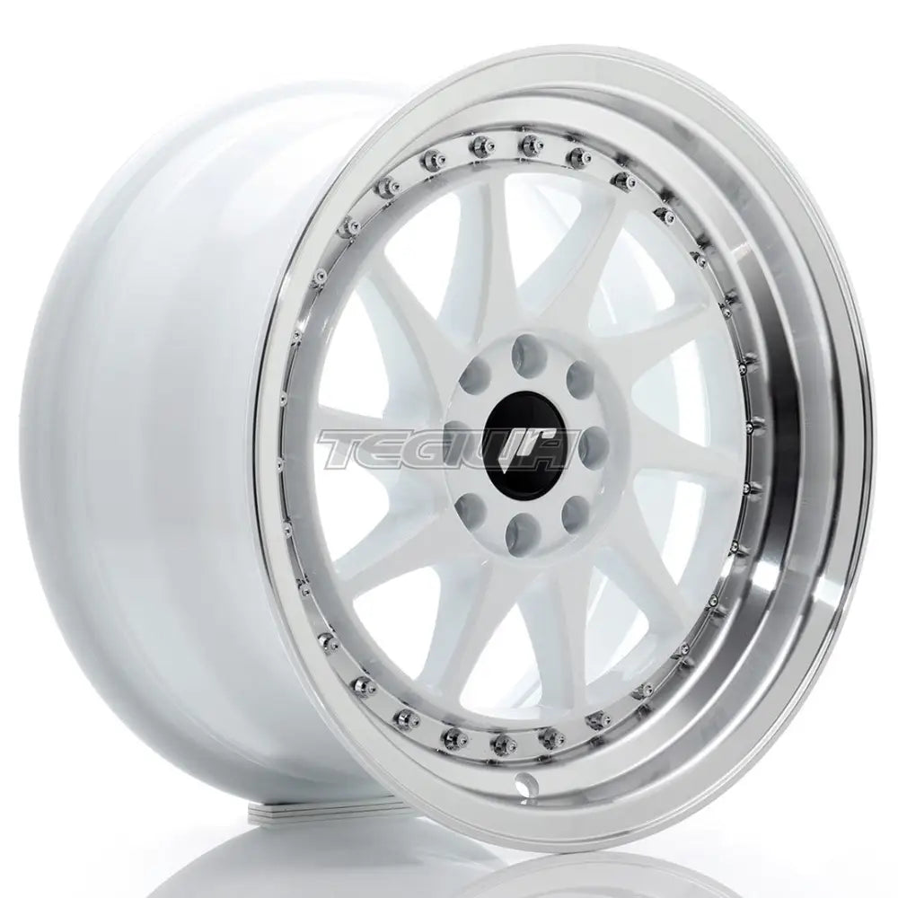 Japan Racing JR26 Alloy Wheel 16x8 ET25 4x100/108 White With Machined Lip