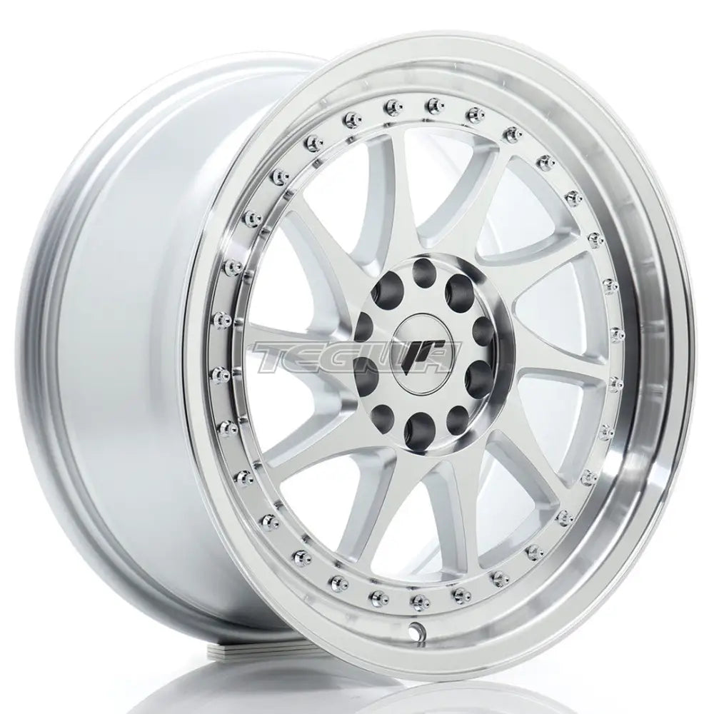 Japan Racing JR26 Alloy Wheel 17x8 ET35 4x100/114 Silver Machined Face