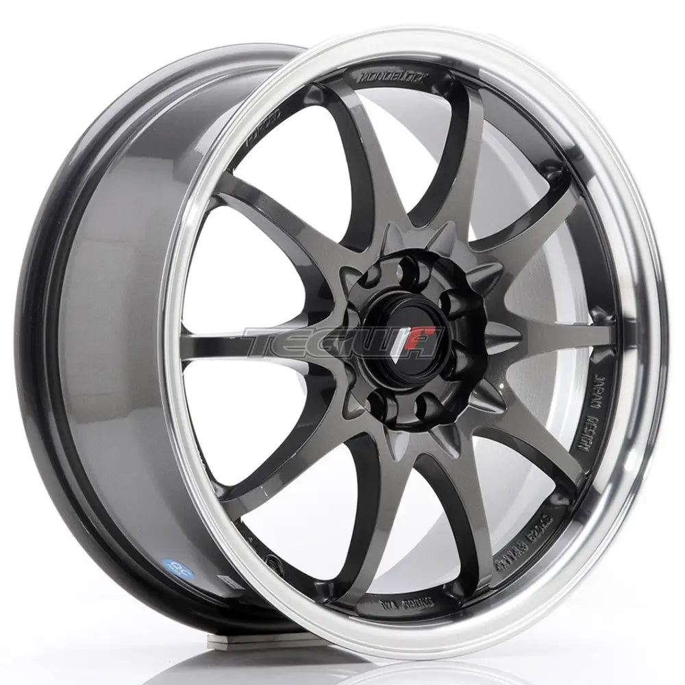 Japan Racing JR5 Alloy Wheel 16x7 ET30 5x100/114.3 Gun Metal With Machined Lip