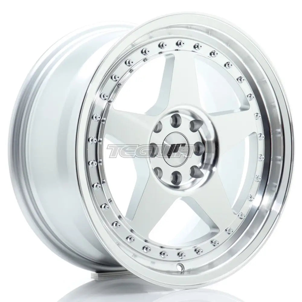 Japan Racing JR6 Alloy Wheel 17x8 ET35 4x100/114 Silver Machined Face