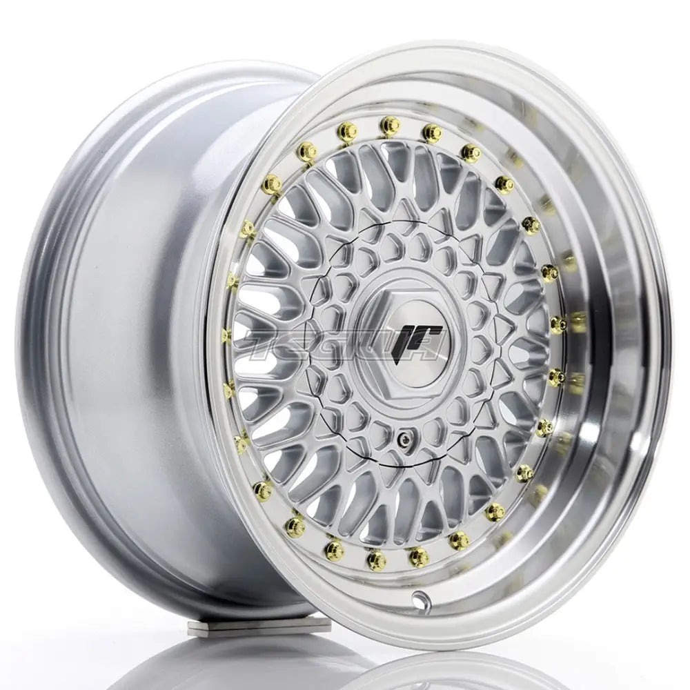 Japan Racing JR9 Alloy Wheel 15x8 ET20 4x100/108 Silver With Machined Lip