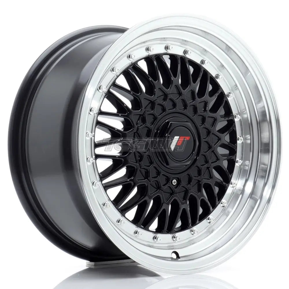 Japan Racing JR9 Alloy Wheel 16x8 ET25 4x100/108 Gloss Black With Machined Lip